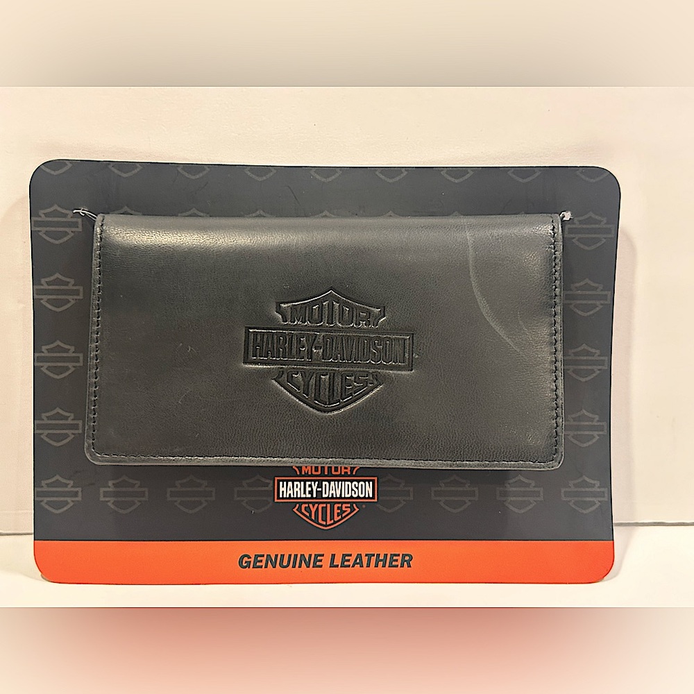 Harley-Davidson Black Leather Men's Wallet